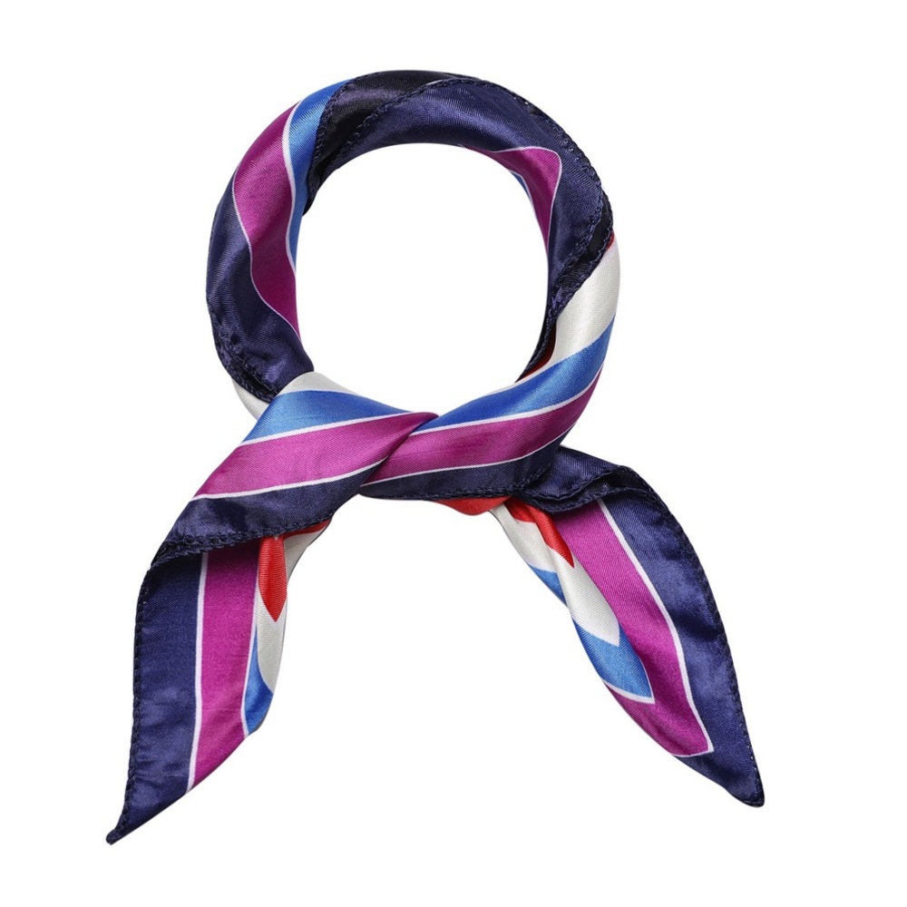 Stain Print Square Scarf